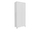 Armoire Livseri 114 (Blanc + Blanc brillant)