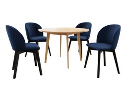 Salle à manger complète Racine 136 (Marron)