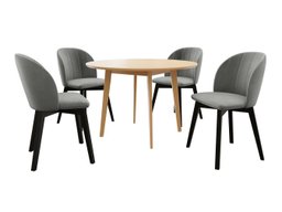 Salle à manger complète Racine 136 (Marron)