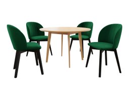 Salle à manger complète Racine 136 (Marron)