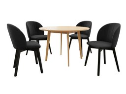 Salle à manger complète Racine 136 (Marron)