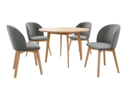 Salle à manger complète Racine 136 (Marron)