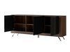 Buffet Sovera 103 (Noix + Noir brillant)