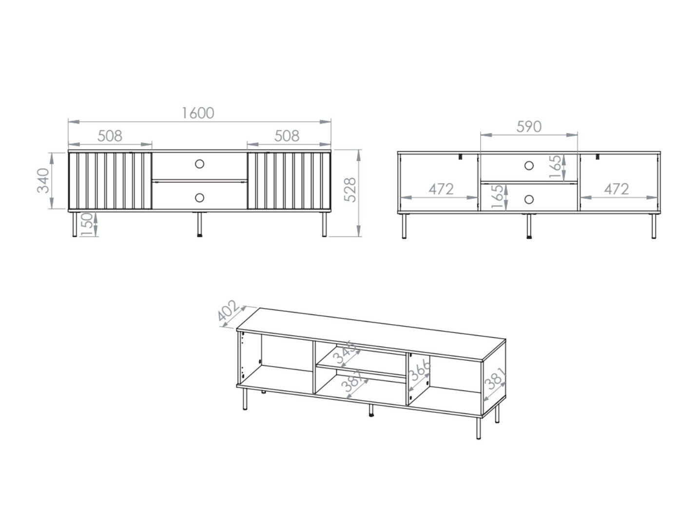 Meuble TV Madison 181