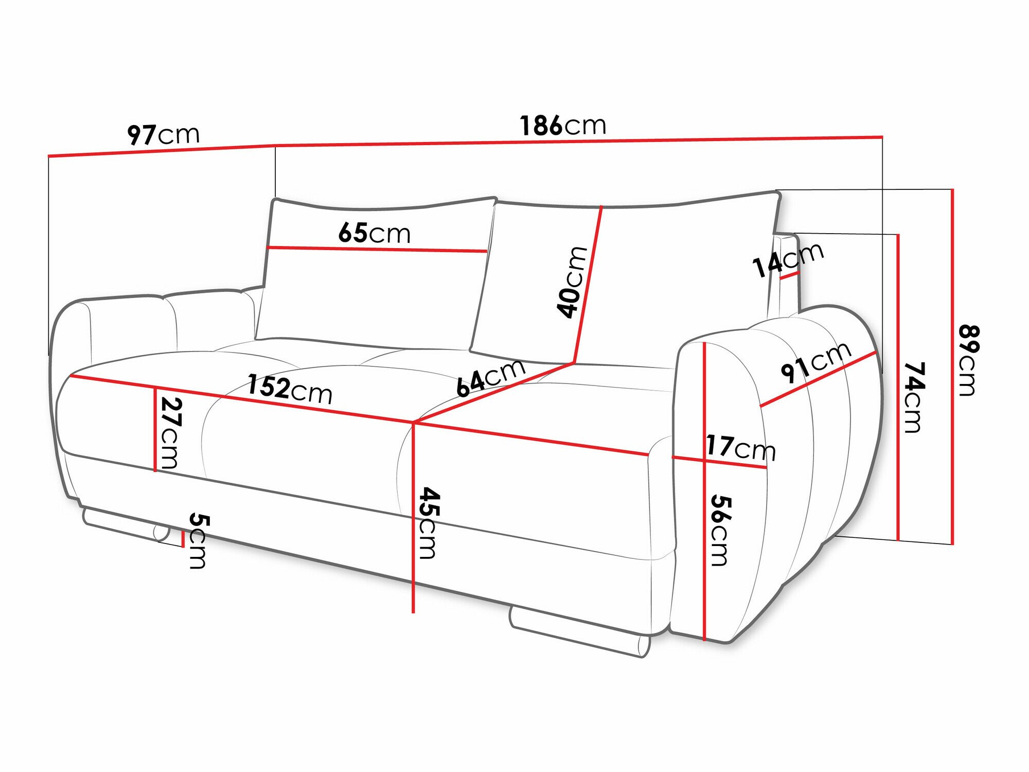 Canapé Signis II (Velo 623)