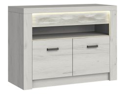 Meuble TV Serfeno 107 (Artisanat blanc)