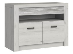 Meuble TV Serfeno 107 (Artisanat blanc)