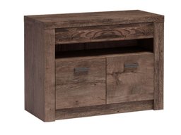 Meuble TV Serfeno 107 (Chêne sombre)