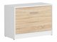 Meubles à chaussures Novsore 111 (Blanc + Sonoma chêne)