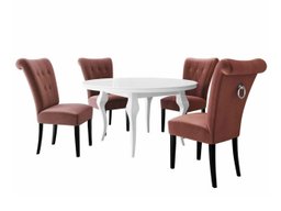 Salle à manger complète Racine 143 (Argent)