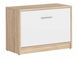 Meubles à chaussures Novsore 111 (Sonoma chêne + Blanc)