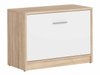 Meubles à chaussures Novsore 111 (Sonoma chêne + Blanc)