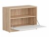 Meubles à chaussures Novsore 111 (Sonoma chêne + Blanc)