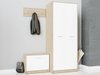 Meubles à chaussures Novsore 111 (Sonoma chêne + Blanc)