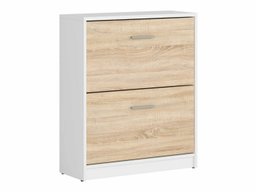 Meubles à chaussures Novsore 112 (Sonoma chêne + Blanc)