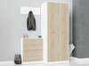 Meubles à chaussures Novsore 112 (Sonoma chêne + Blanc)