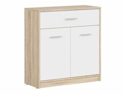 Commode Novsore 115 (Sonoma chêne + Blanc)