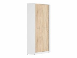 Armoire d'angle Novsore 119 (Blanc + Sonoma chêne)