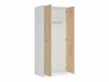 Armoire Novsore 120 (Blanc + Sonoma chêne)