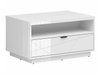 Table basse Fivale 117 (Blanc brillant + Blanc)