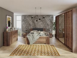 Ensemble de chambre Catromi 116 (Chêne du Monastery + Soft Pik 011)