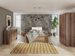 Ensemble de chambre Catromi 122 (Chêne du Monastery + Soft Pik 017)