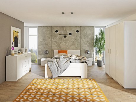 Ensemble de chambre Catromi 123 (Blanc)