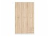 Armoire Novsore 134 (Blanc + Sonoma chêne)
