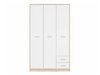 Armoire Novsore 134 (Sonoma chêne + Blanc)