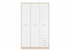 Armoire Novsore 134 (Sonoma chêne + Blanc)