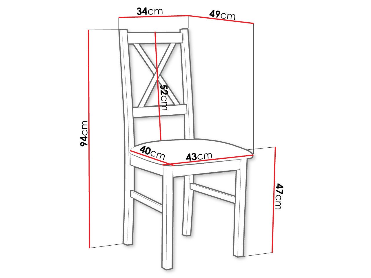 Chaise Victorville 173 (Aulne)