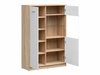 Étagère Novsore 138 (Sonoma chêne + Blanc)