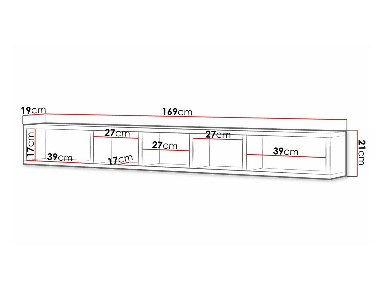 Ensemble de salon Torsone 104 (Anthracite + Gloss anthracite + Grandson chêne)