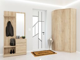 Meuble d'entrée Novsore 145 (Sonoma chêne)
