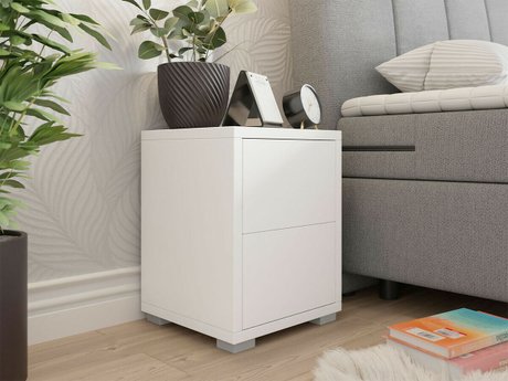 Table de chevet Comfivo Tutela (Blanc)