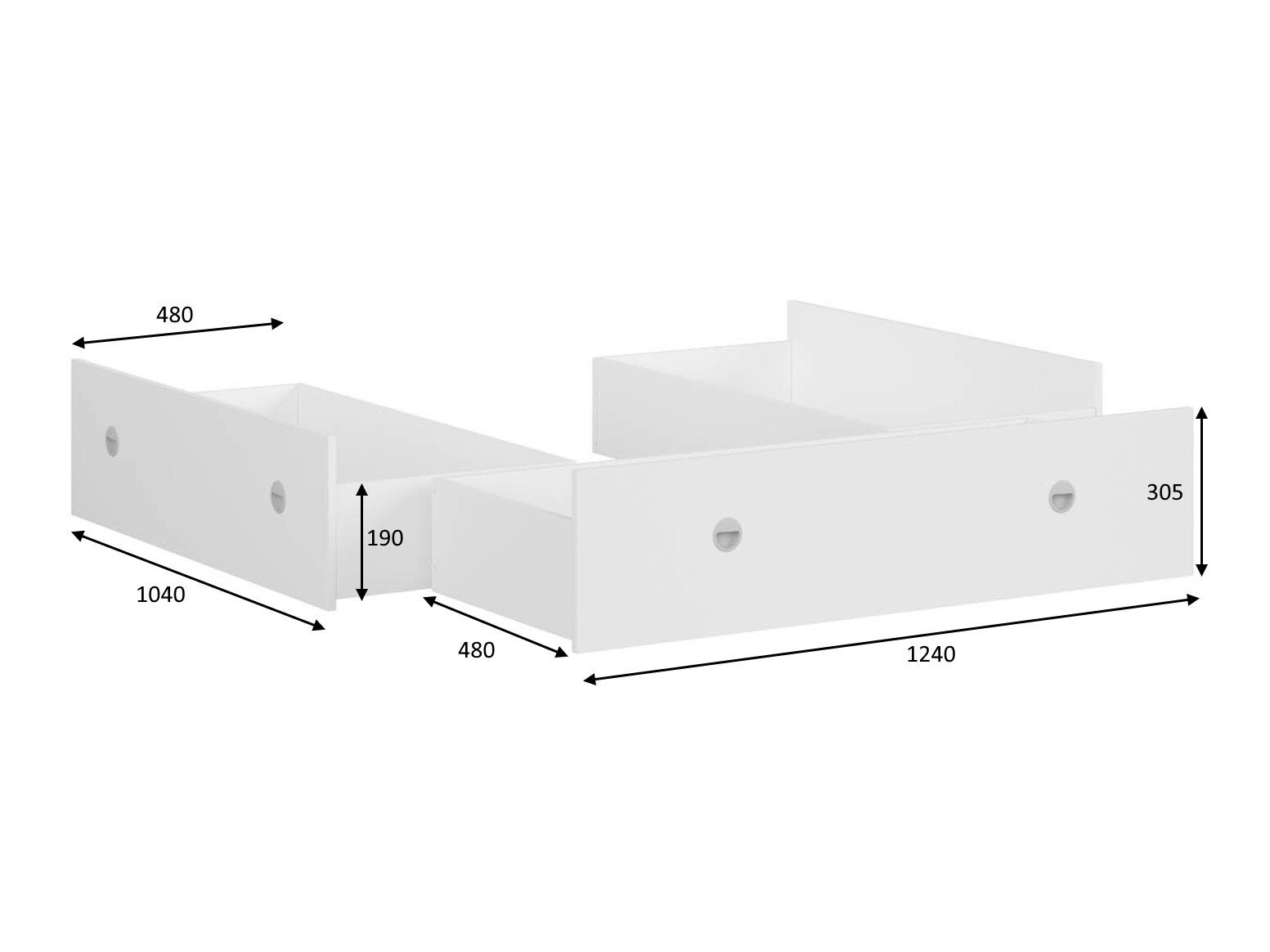 Boîte de literie Novsore 131 (Sonoma chêne) (3 pcs.)