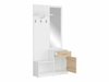 Meuble d'entrée Novsore 146 (Sonoma chêne + Blanc)