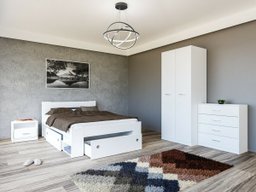 Ensemble de chambre Novsore 147 (Blanc)