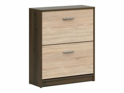 Meubles à chaussures Novsore 112 (Chêne foncé + Sonoma)