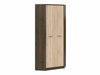Armoire d'angle Novsore 119 (Chêne foncé + Sonoma chêne)