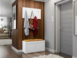 Meuble d'entrée Comfivo Fersoe 117 (Blanc)