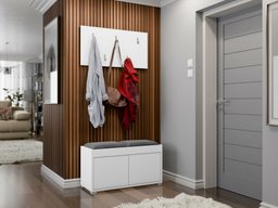 Meuble d'entrée Comfivo Fersoe 117 (Blanc)