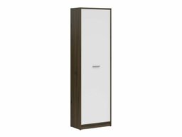 Étagère Novsore 114 (Chêne foncé + Blanc)