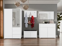 Meuble d'entrée Comfivo Tutela V (Blanc)