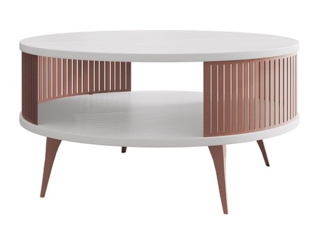 Table basse Sordore 104 (Rose + Blanc)
