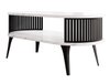 Table basse Sordore 105 (Noir + Marbre blanc)