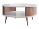 Table basse Vitum II (Rose + Marbre blanc)