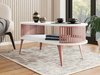 Table basse Vitum V (Rose + Blanc)