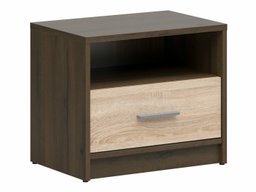 Table de chevet Novsore 102 (Chêne foncé + Sonoma chêne)