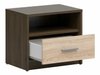 Table de chevet Novsore 102 (Chêne foncé + Sonoma chêne)